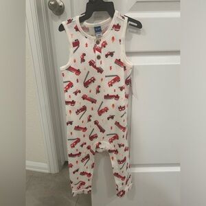 NWT Toddler Boy Sleeveless Thermal-Knit Henley One-Piece